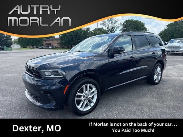 2024 Dodge Durango GT Plus in Blue — front three-quarter view