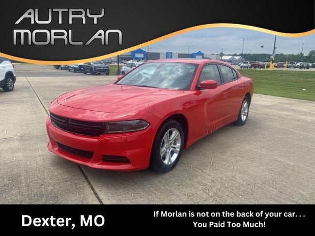 2022 Dodge Charger SXT in Red — front three-quarter view