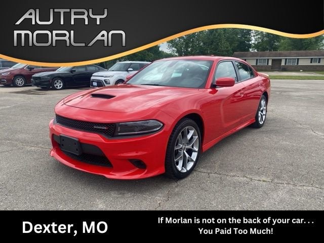 2022 Dodge Charger GT in Red — front three-quarter view