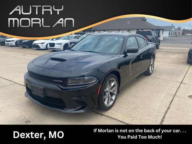 2023 Dodge Charger GT in Black — front three-quarter view
