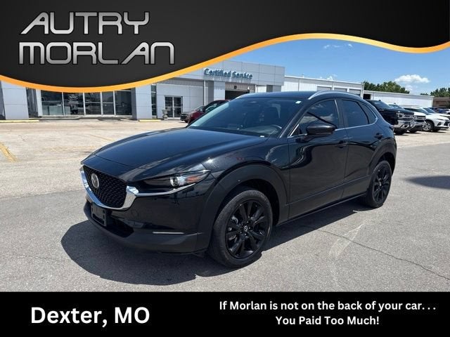 2024 Mazda Mazda CX-30 2.5 S Select Sport in Black — front three-quarter view