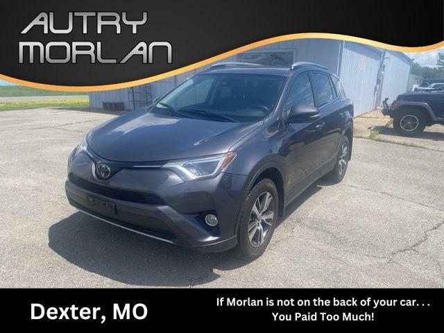 2018 Toyota RAV4 XLE in Gray — front three-quarter view